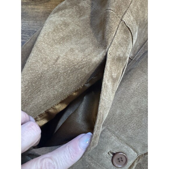 Vintage Studio C Leather Jacket Womens Medium Lined Y2K 90s - Picture 8 of 9